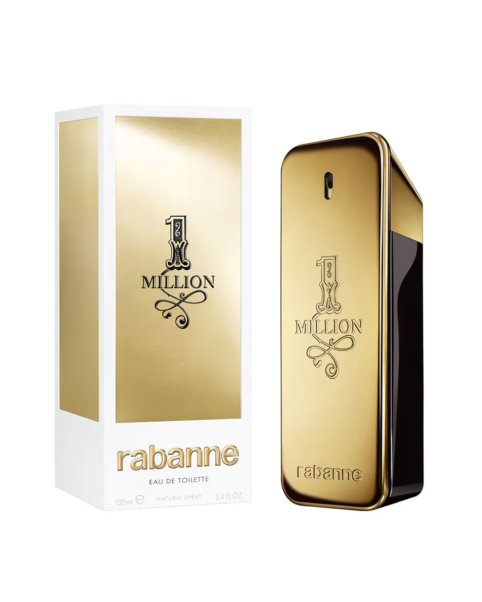 Rabanne 1 Million Eau de Toilette 100ml: Luxe Mannen Parfum met Gouden Charme